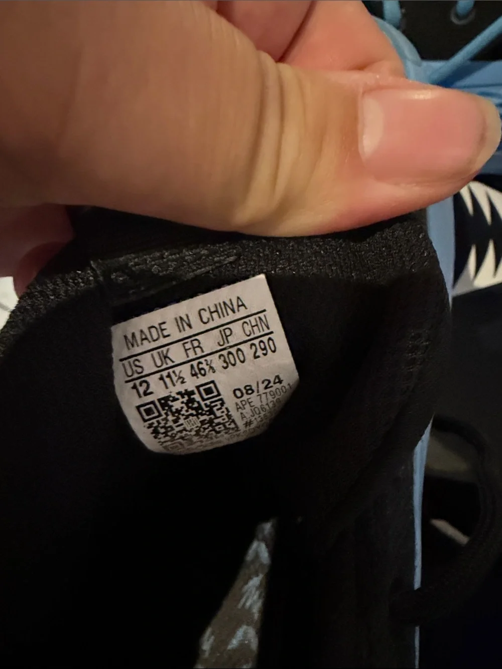 adidas Men's Blue and Black Athletic Sneakers